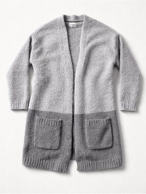 Thread and Supply One Size Open Front Sweater Cardigan Pockets Long Line